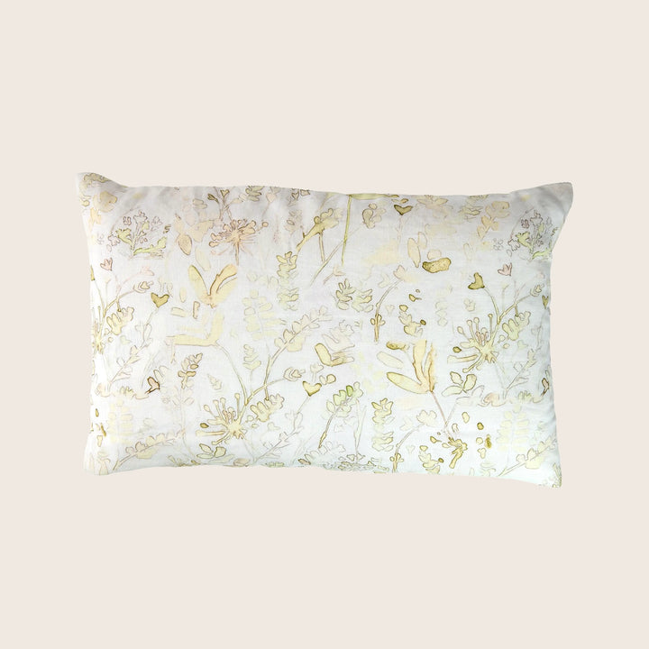 Ghost Print Linen Pillow