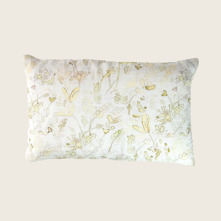 Ghost Print Linen Pillow