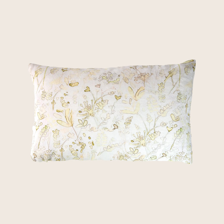 Ghost Print Linen Pillow