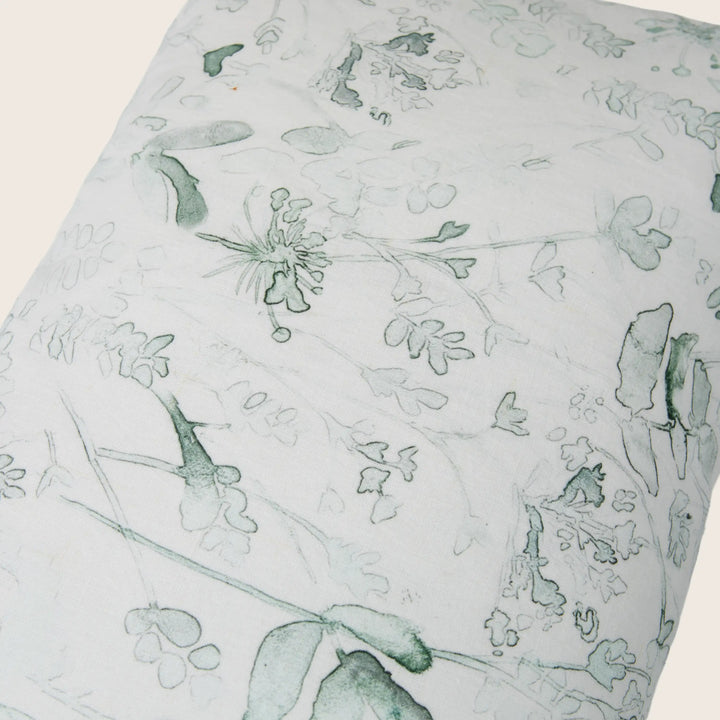 Ghost Print Linen Pillow