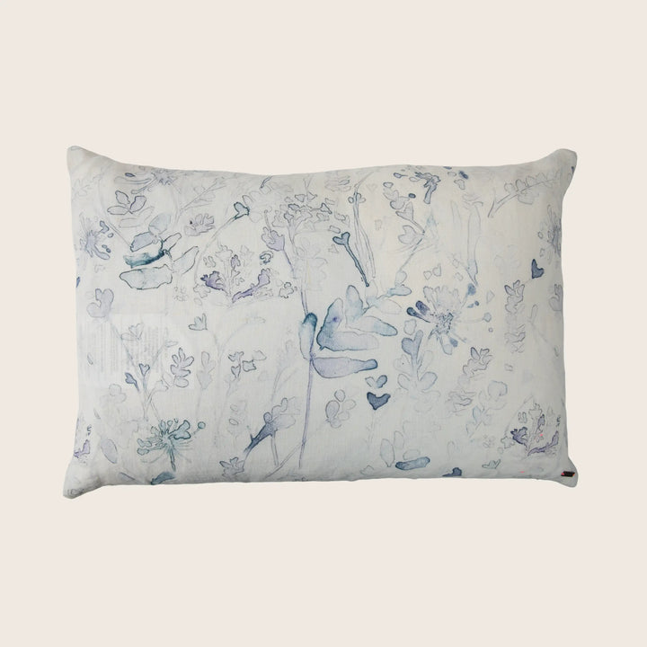 Ghost Print Linen Pillow