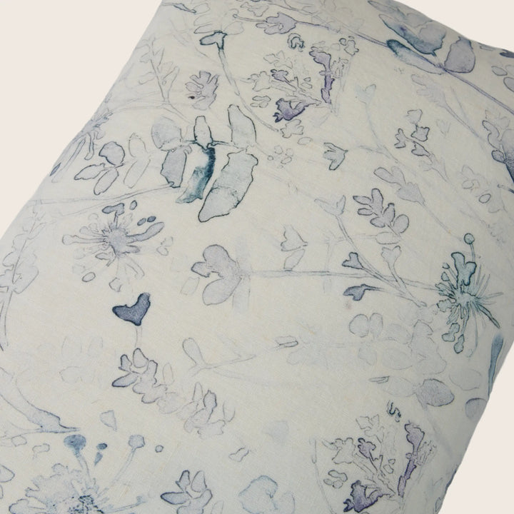 Ghost Print Linen Pillow