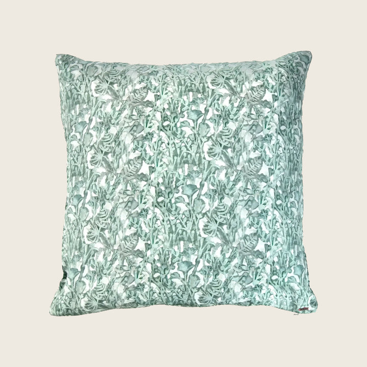 Ghost Print Silk Pillow