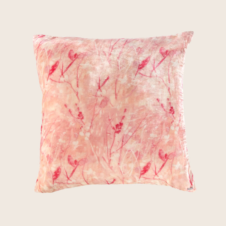 Ghost Print Silk Velvet Pillow