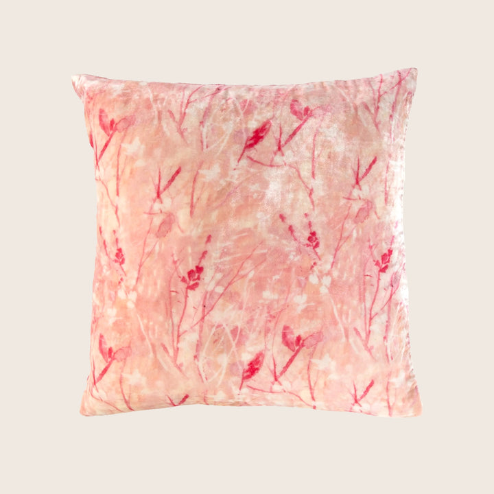 Ghost Print Silk Velvet Pillow