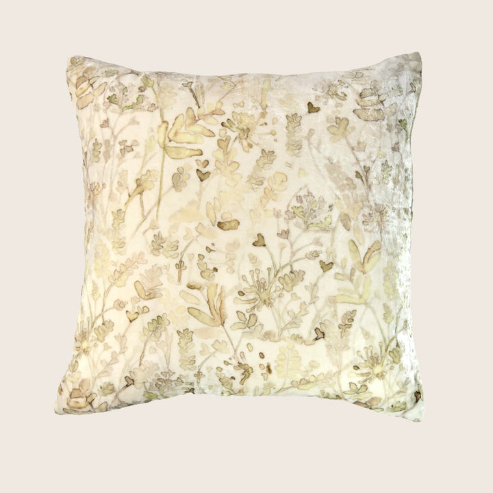 Ghost Print Silk Velvet Pillow