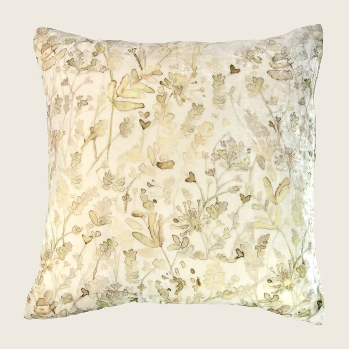Ghost Print Silk Velvet Pillow