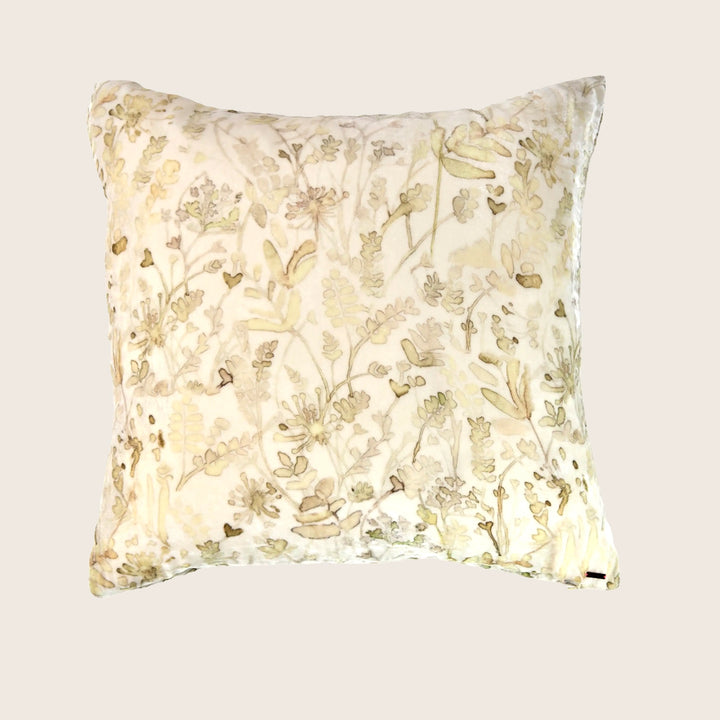 Ghost Print Silk Velvet Pillow