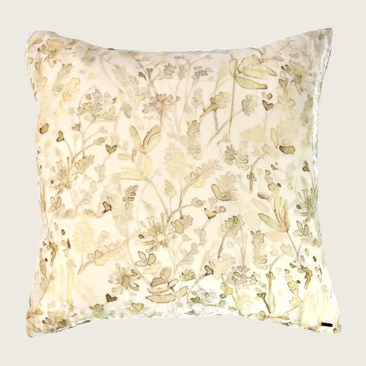 Ghost Print Silk Velvet Pillow