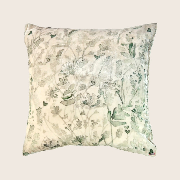 Ghost Print Silk Velvet Pillow
