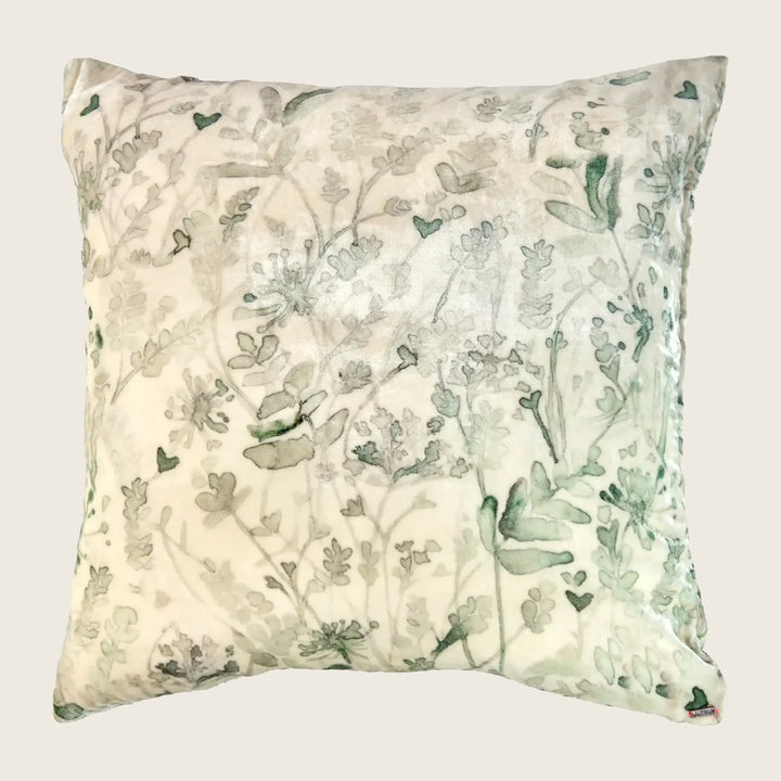 Ghost Print Silk Velvet Pillow