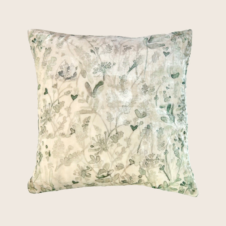 Ghost Print Silk Velvet Pillow
