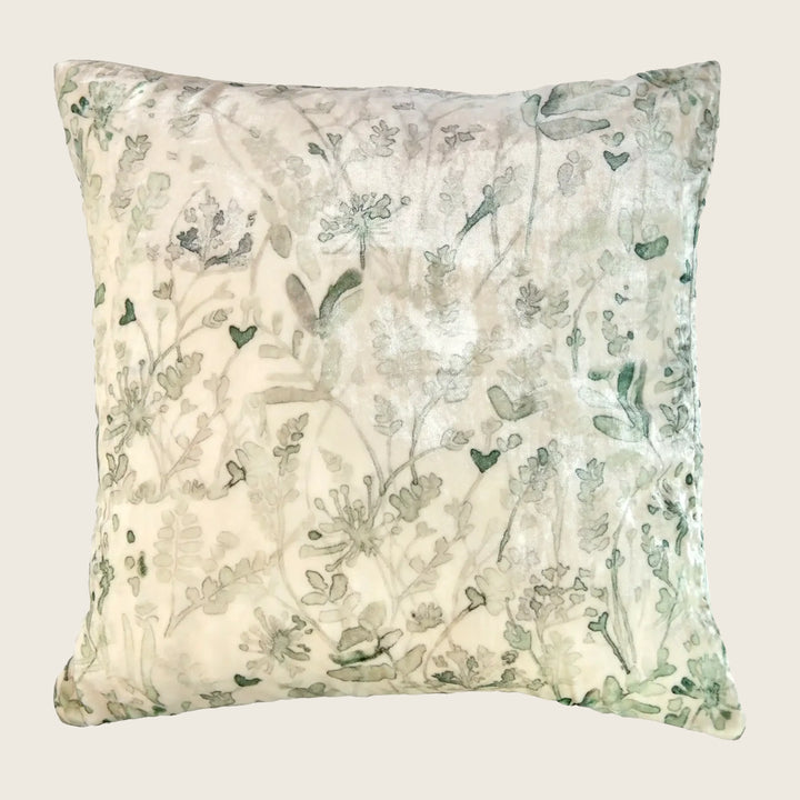 Ghost Print Silk Velvet Pillow