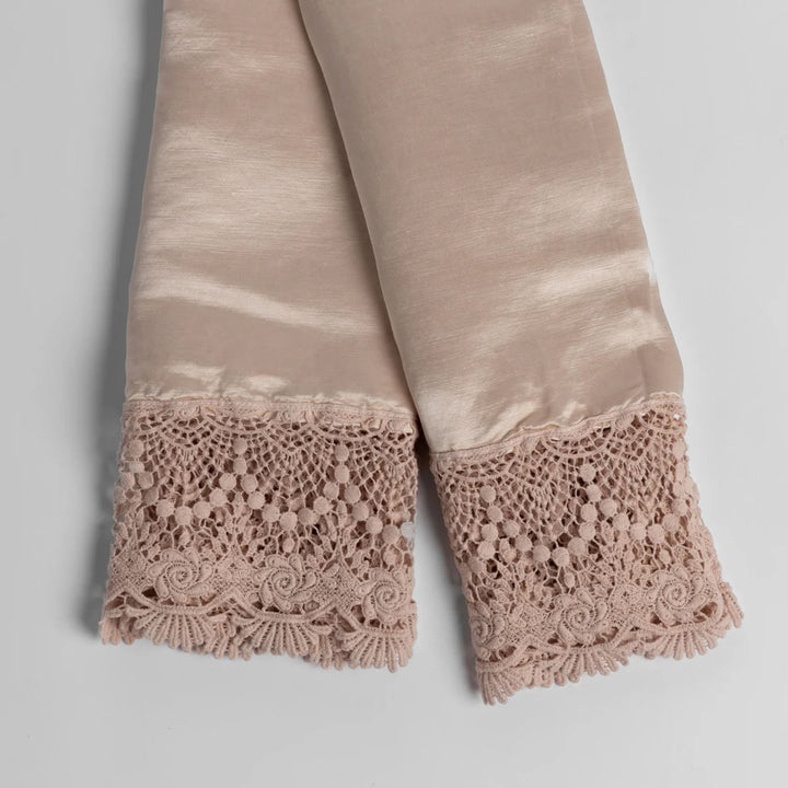 Image for Paloma Lace Trim Pillowcase