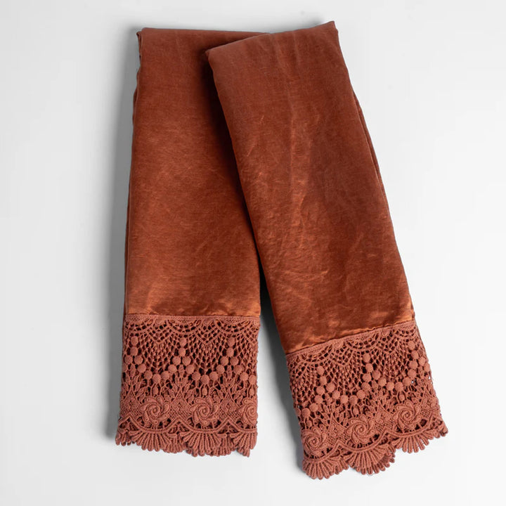 Image for Paloma Lace Trim Pillowcase