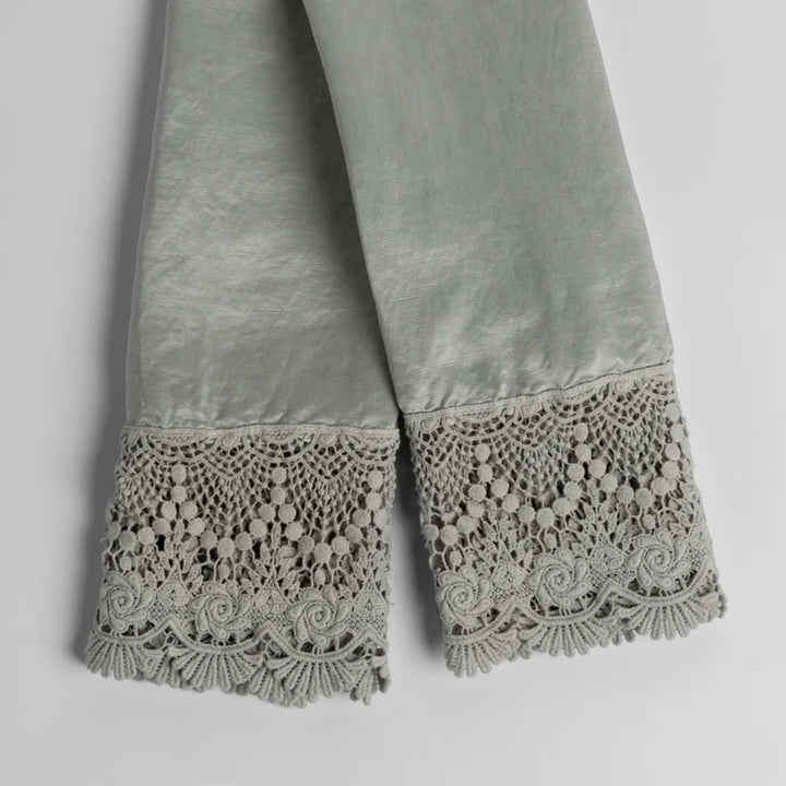 Image for Paloma Lace Trim Pillowcase