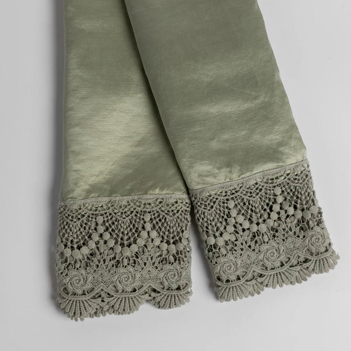 Image for Paloma Lace Trim Pillowcase