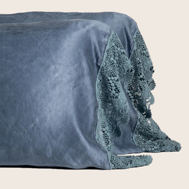 Paloma Lace Trim Pillowcase