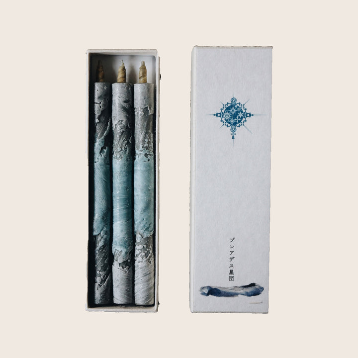 Traditional Japanese Candles, Set of Three