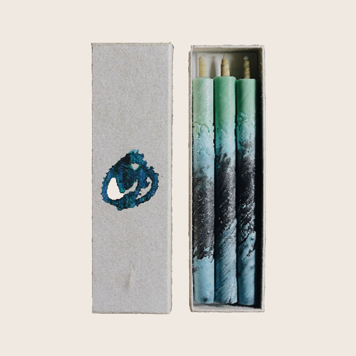 Traditional Japanese Candles, Set of Three