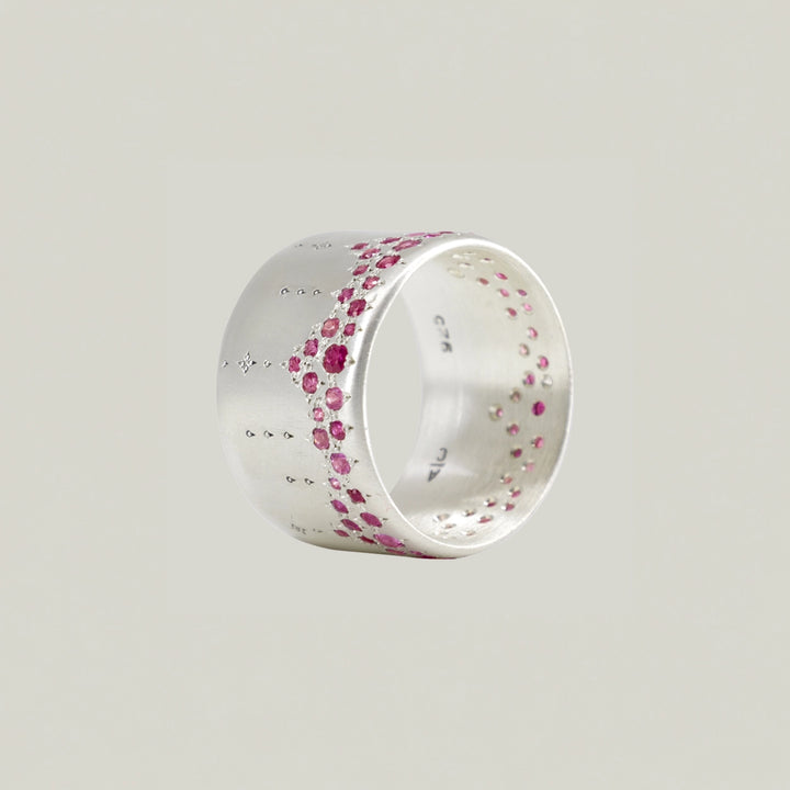 Wide Silver Band
