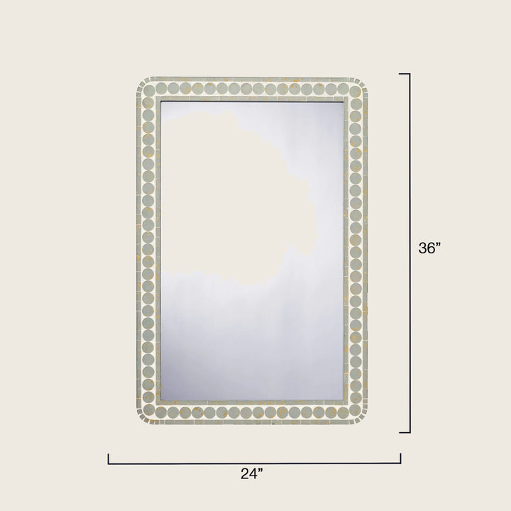 Image for Penny Wood Rectangle Wall Mirror