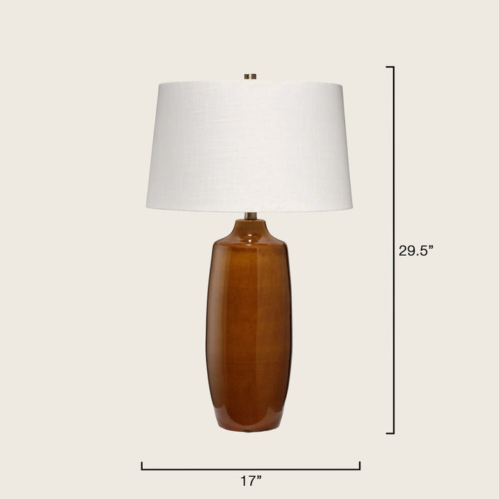 Image for Toffee Ceramic Table Lamp