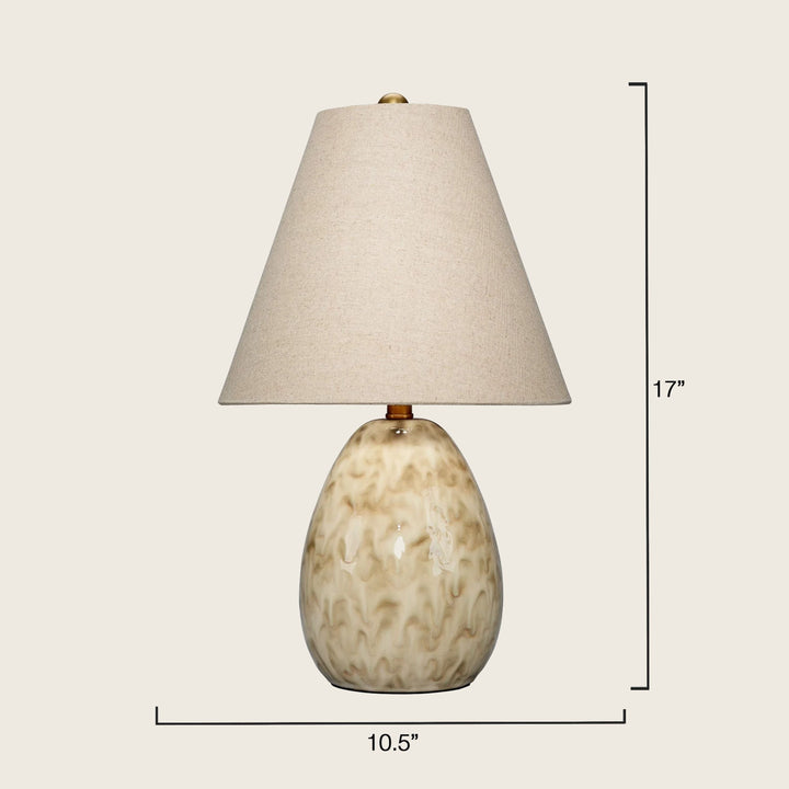 Image for Raindrop Ceramic Table Lamp