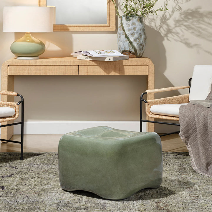 Image for Cushion Concrete Stool