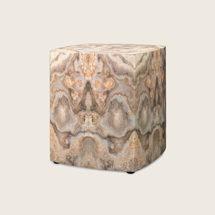 Image for Ink Blot Faux Marble Side Table