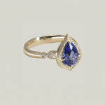 Pear Sapphire Ring