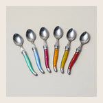 Image for Laguiole 12 Piece Teaspoon Set, Rainbow