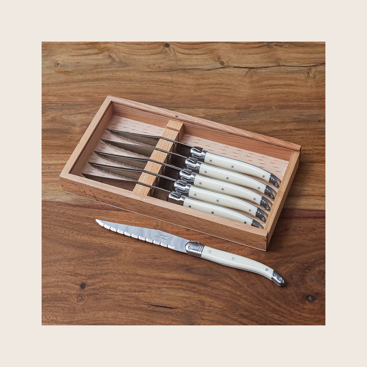 Image for Laguiole 6 Piece Steak Knife Set