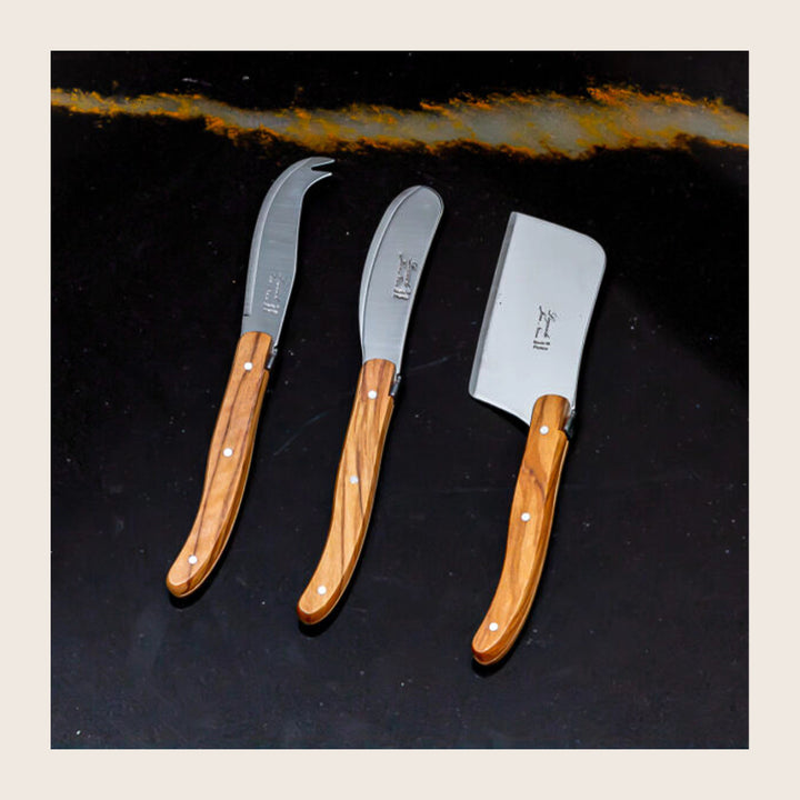 Image for Laguiole 3 Piece Mini Cheese Utensil Set