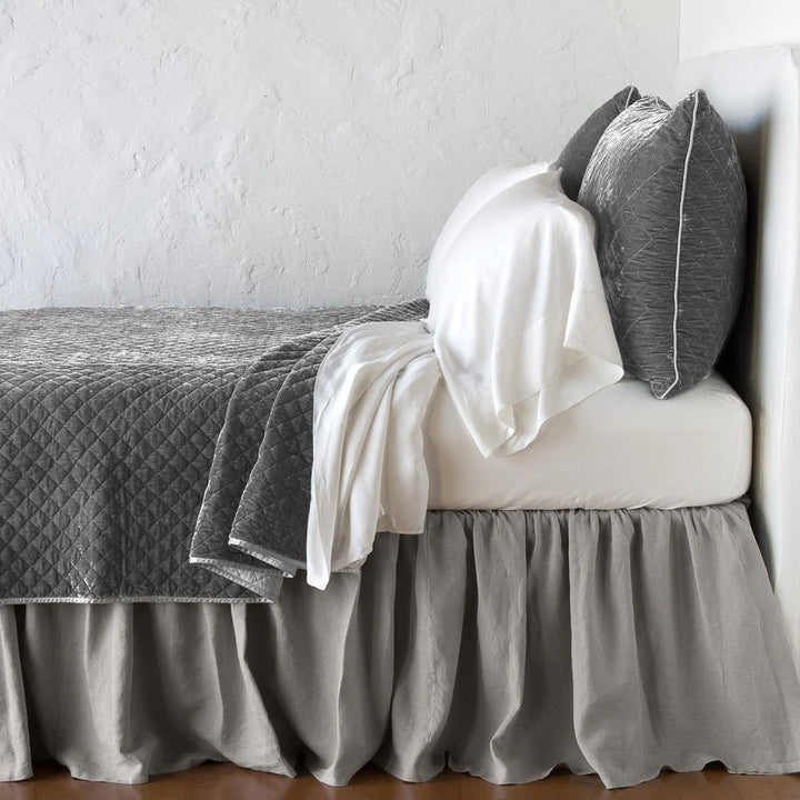 Silk Velvet Quilted Coverlet