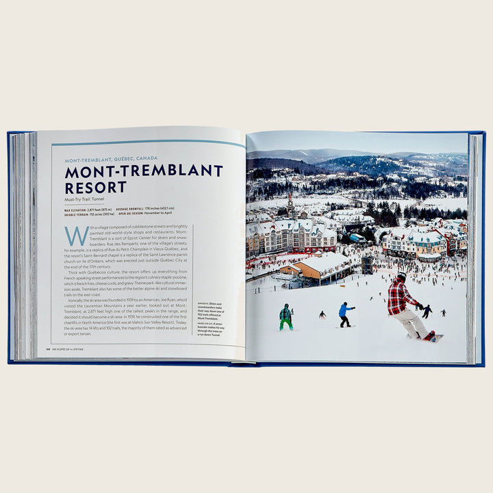 Image for 100 Slopes of a Lifetime: The World's Ultimate Ski and Snowboard Destinations