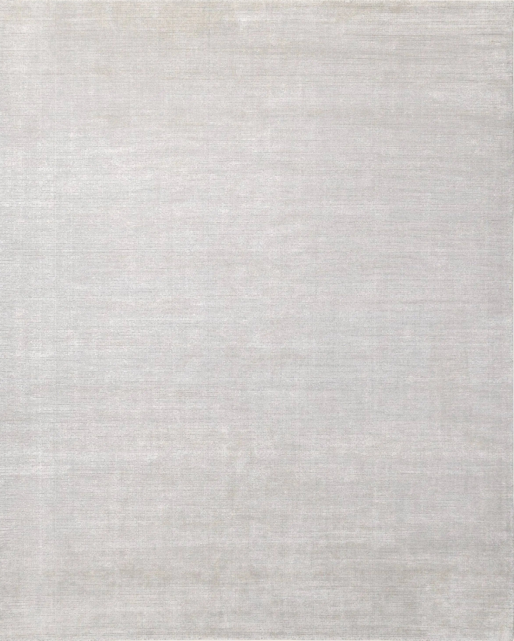 Mist Solid Art Silk Wool Blend Rug