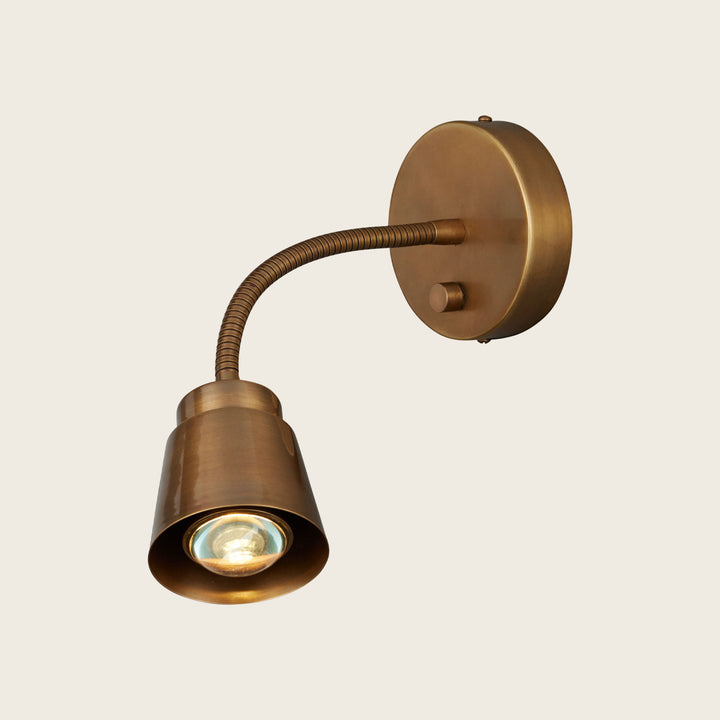 Image for Wilbaux Brass Wall Sconce