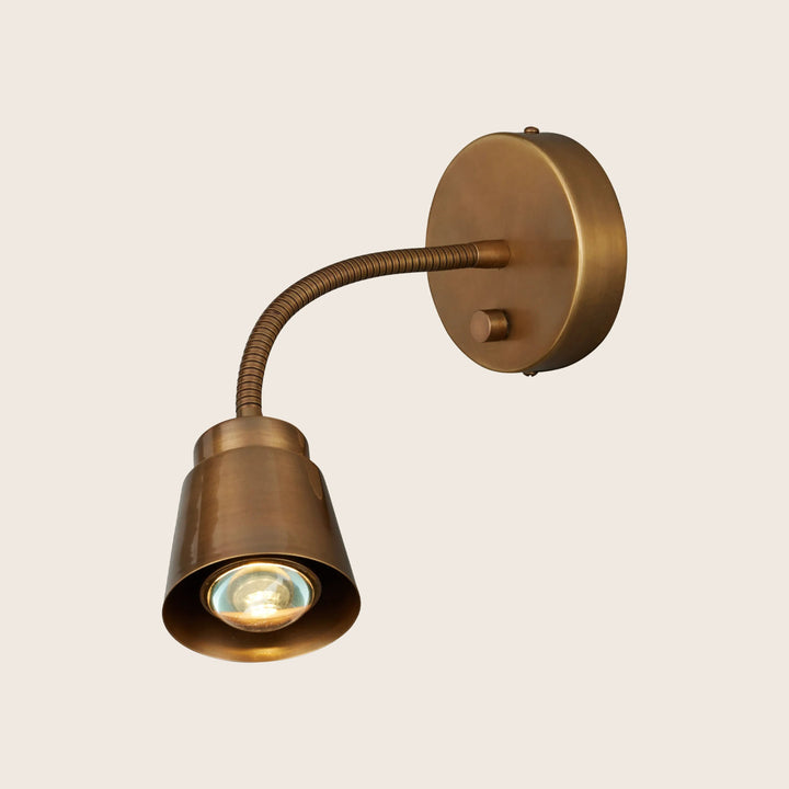 Image for Wilbaux Brass Wall Sconce