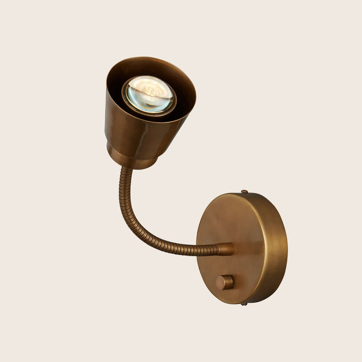 Image for Wilbaux Brass Wall Sconce