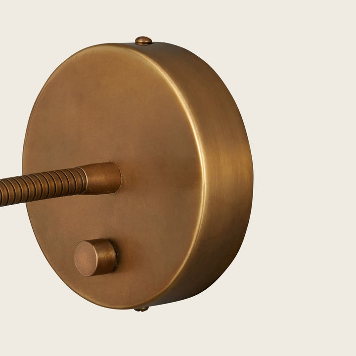 Image for Wilbaux Brass Wall Sconce