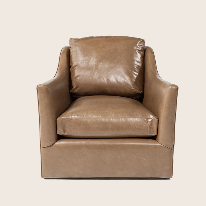 Charlotte Leather Swivel Chair