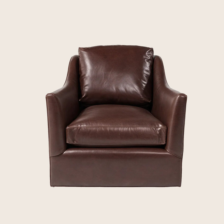 Charlotte Leather Swivel Chair