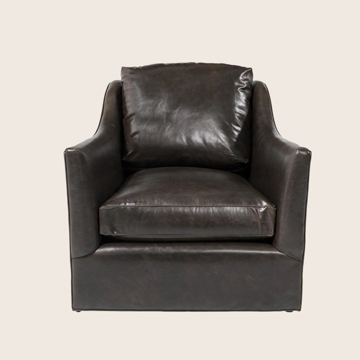 Charlotte Leather Swivel Chair
