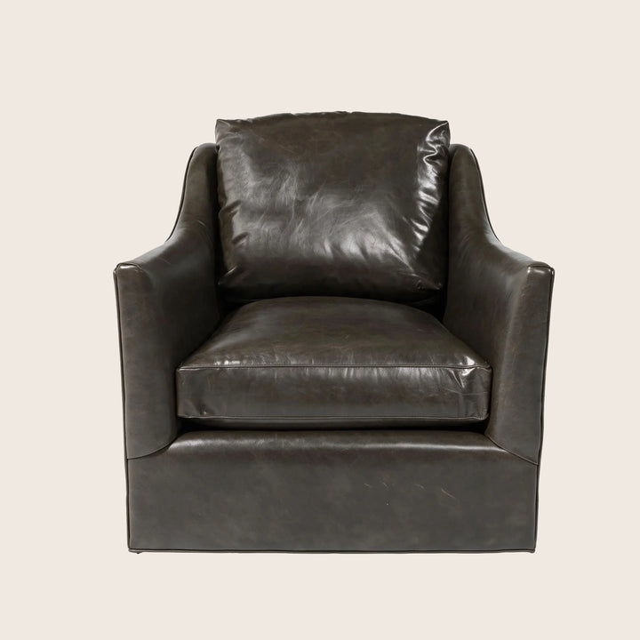 Charlotte Leather Swivel Chair