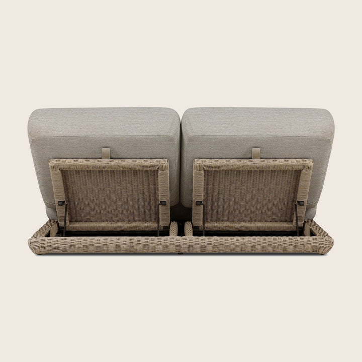 Image for Evander Outdoor Double Chaise