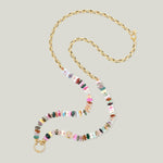 Image for Beaded Closure Necklace, Multicolor Brights #1