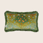 Melbury Velvet Fringe Lumbar Pillow