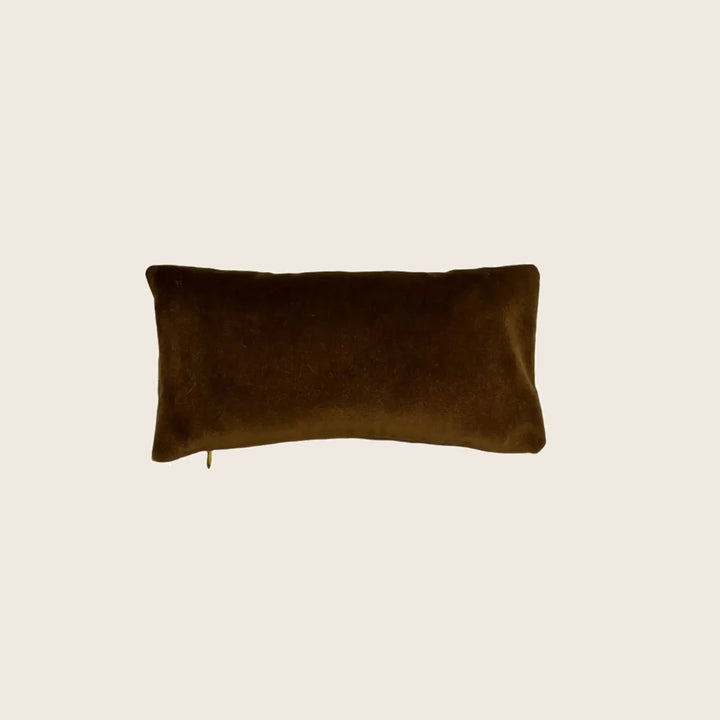 Image for Vintage Embroidered Silk Goldfish Lumbar Pillow