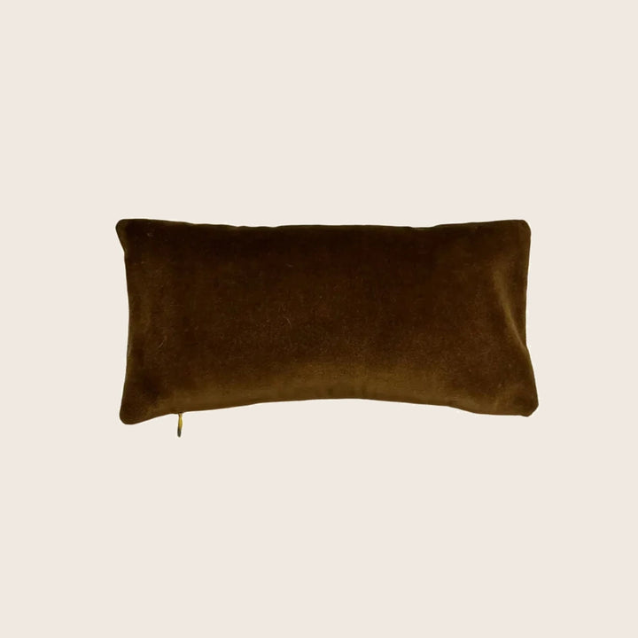 Image for Vintage Embroidered Silk Goldfish Lumbar Pillow